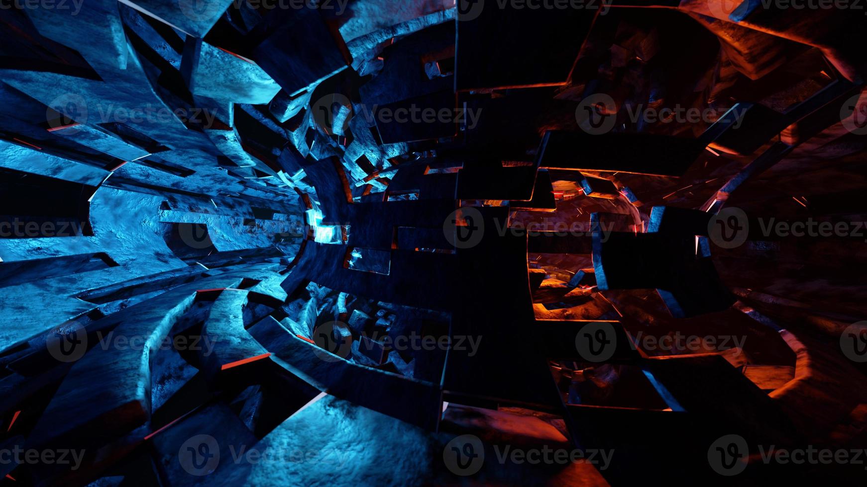 3D rendering Abstract Futuristic Background Modern Illustration Space Concept photo