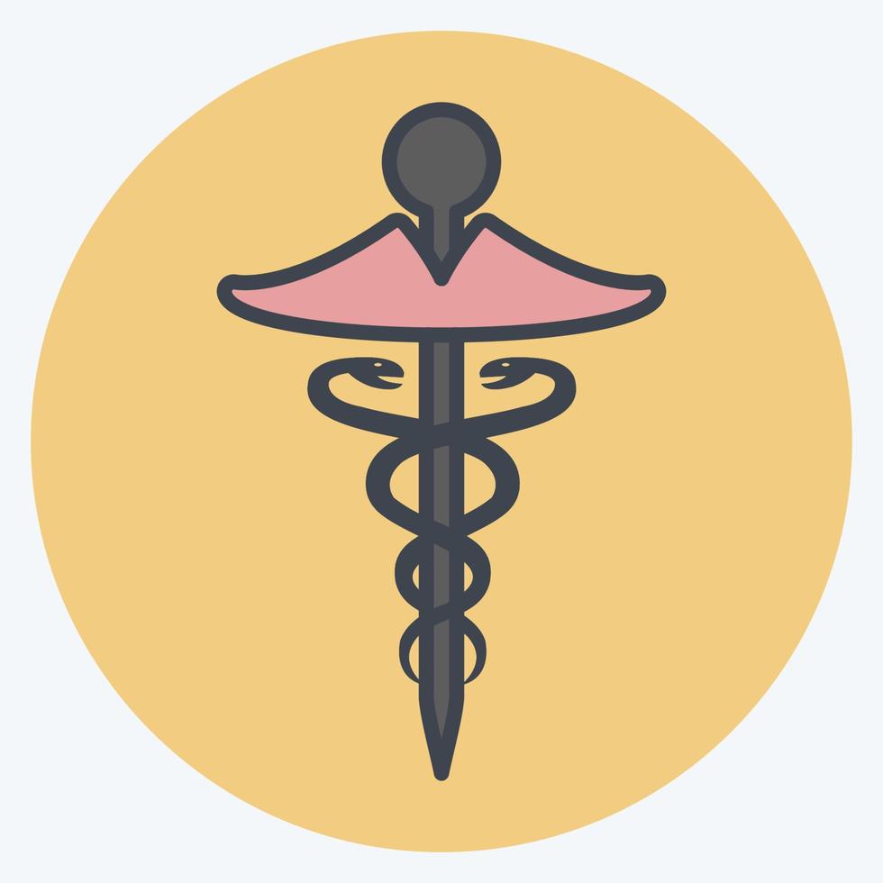 Icon Health Care. suitable for Community symbol. color mate style. simple design editable. design template vector. simple symbol illustration vector