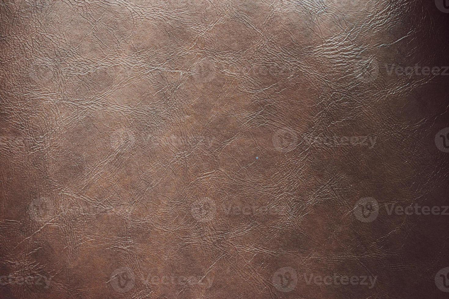 Abstract patterned background of brown leather. photo