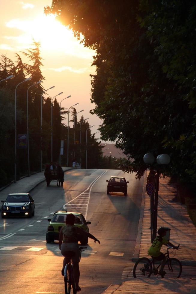 Sunset on the Street photo