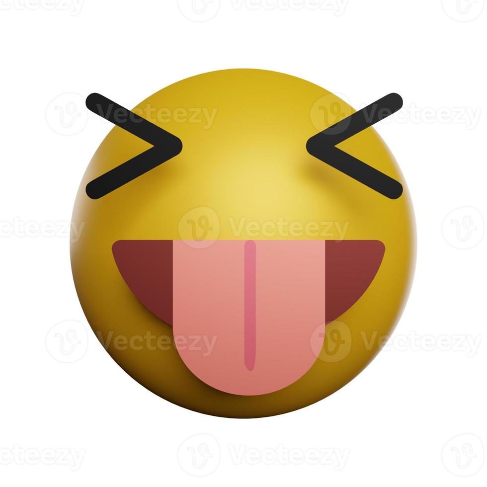 adorable emoticon 3d icono foto alta calidad
