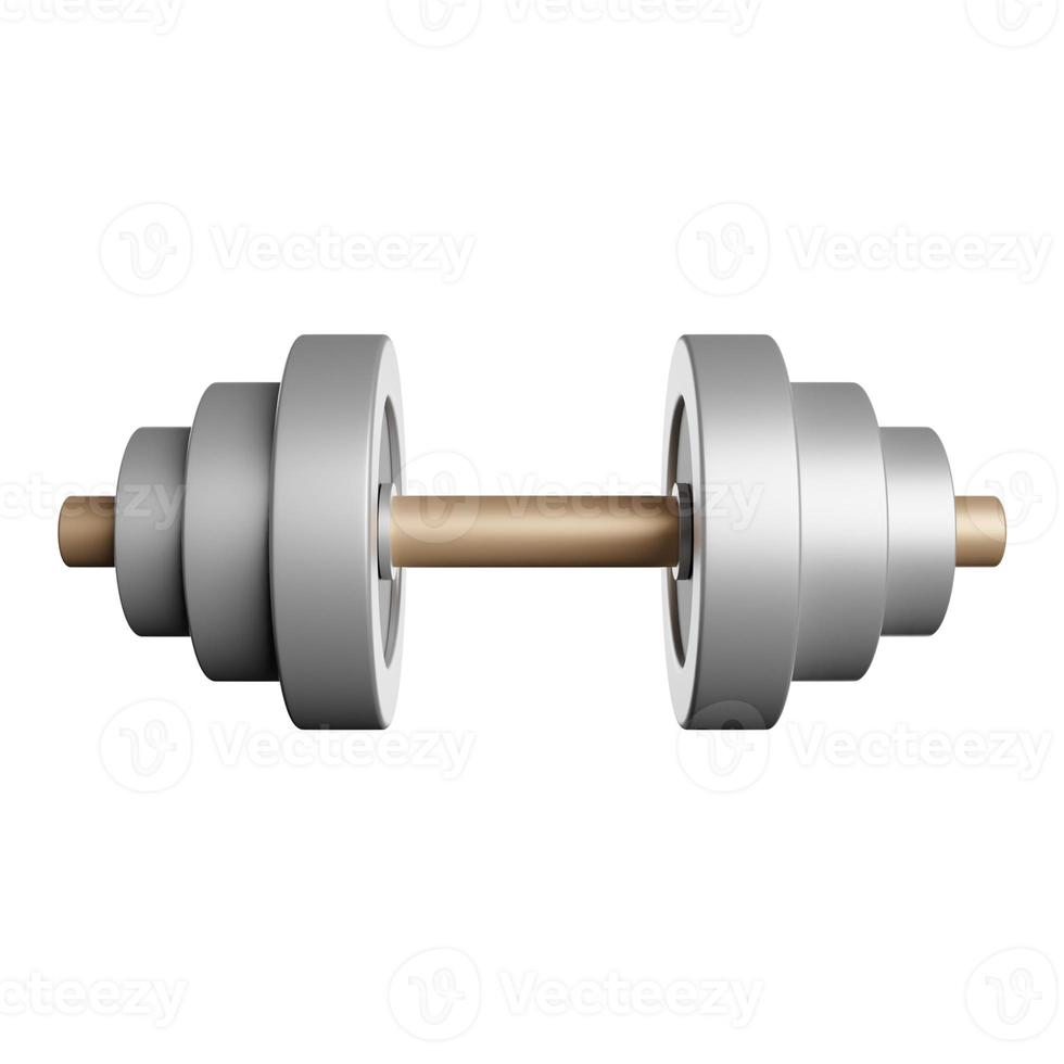dumble barble fitness 3d icon photo high quality