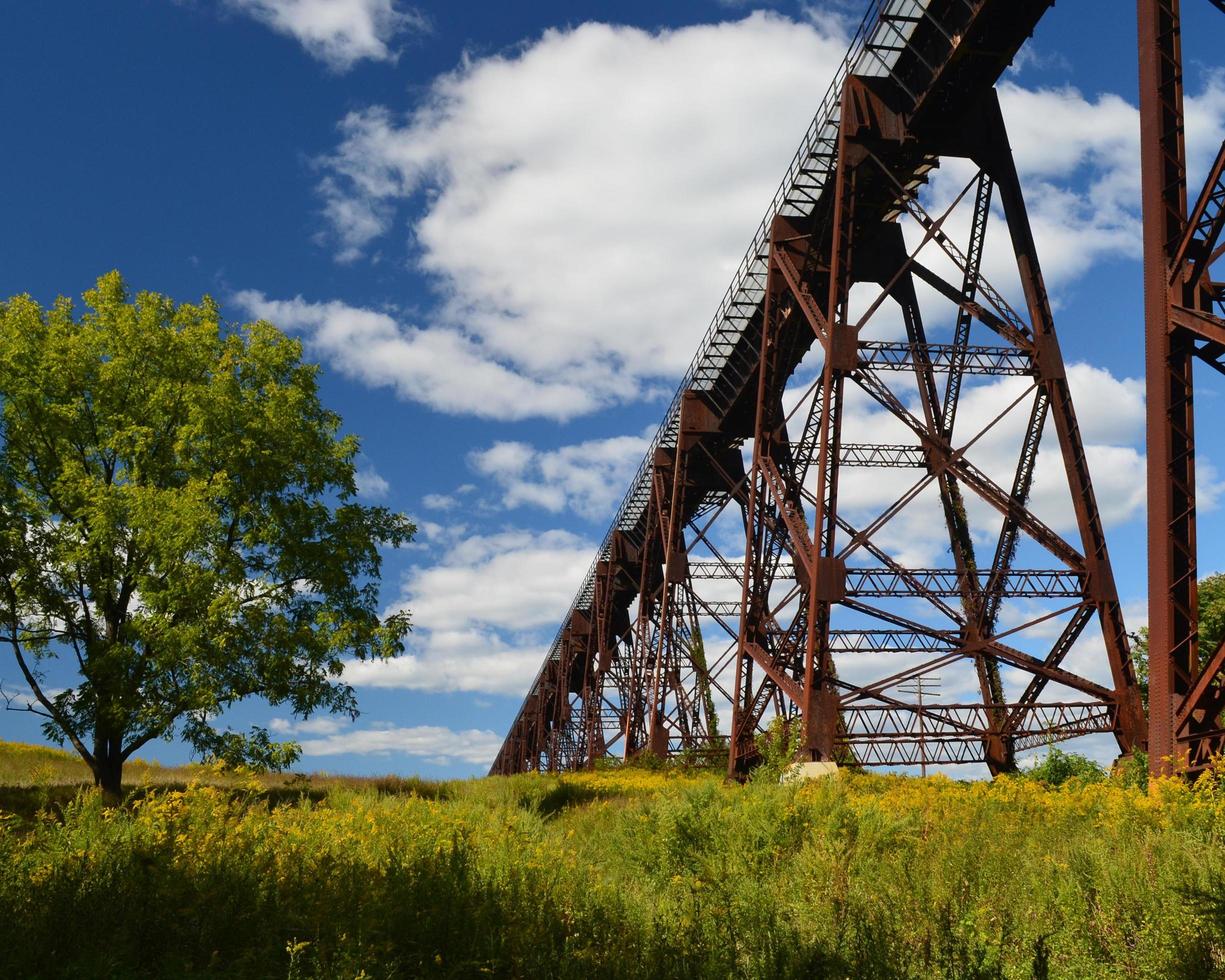 Moodna viaduct in the summer photo