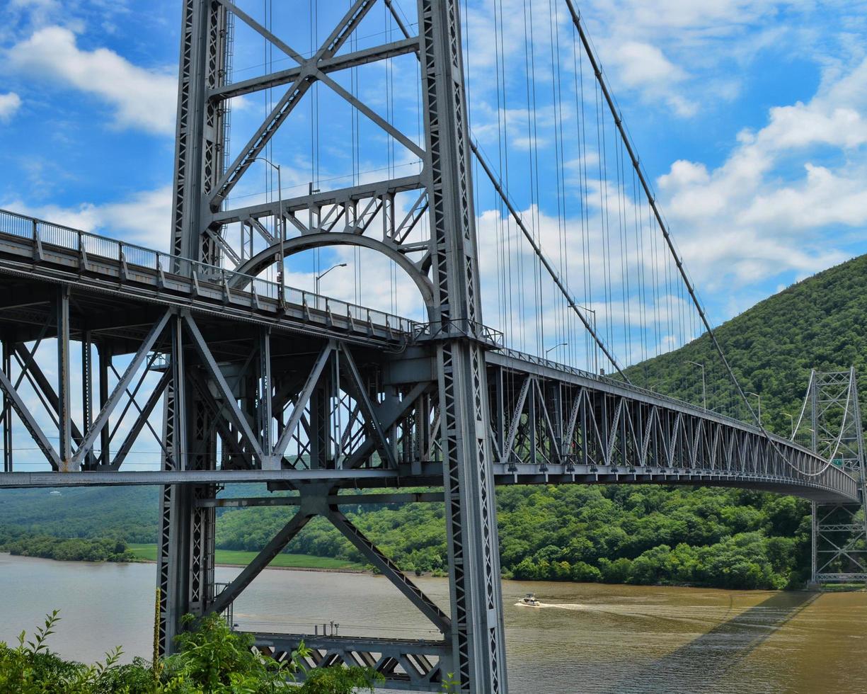 Bear Mountain Bridge in summer photo