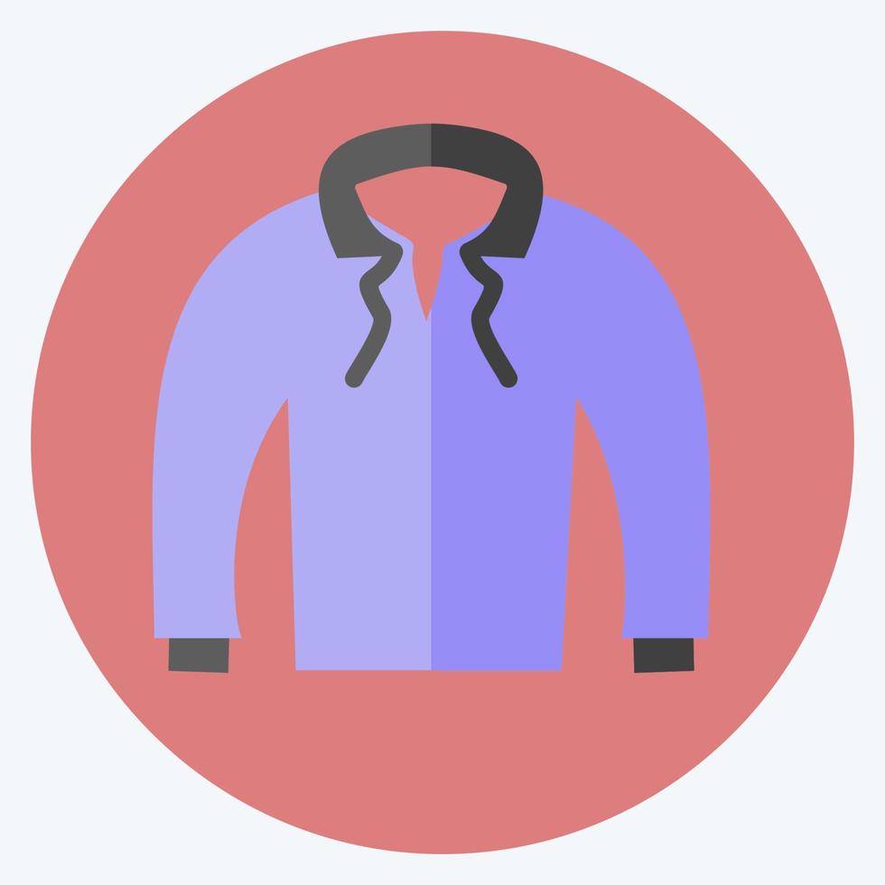 Icon Pull Over. suitable for men accessories symbol. flat style. simple design editable. design template vector. simple symbol illustration vector
