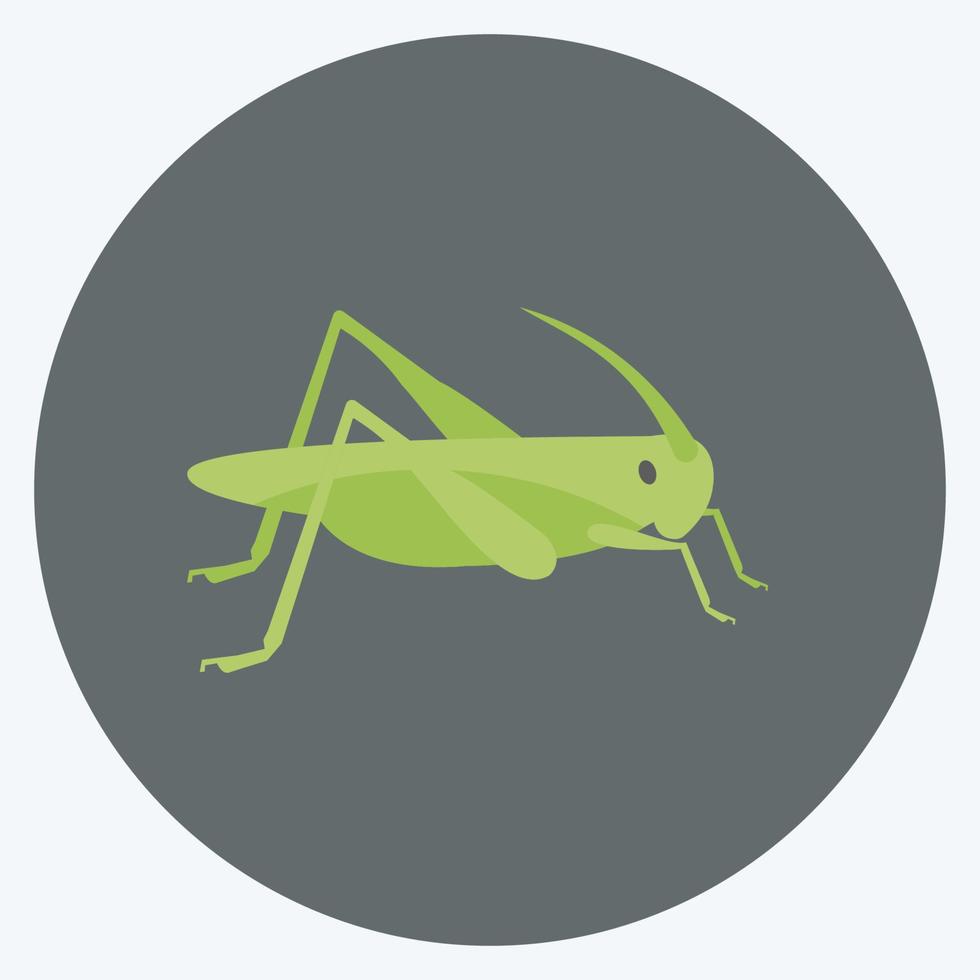 Icon Locust Infestation. suitable for disasters symbol. flat style. simple design editable. design template vector. simple symbol illustration vector