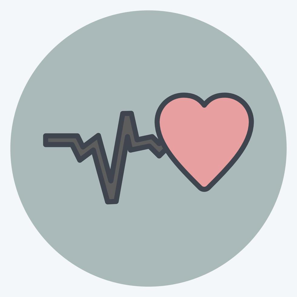 Icon Good Health. suitable for Community symbol. color mate style. simple design editable. design template vector. simple symbol illustration vector