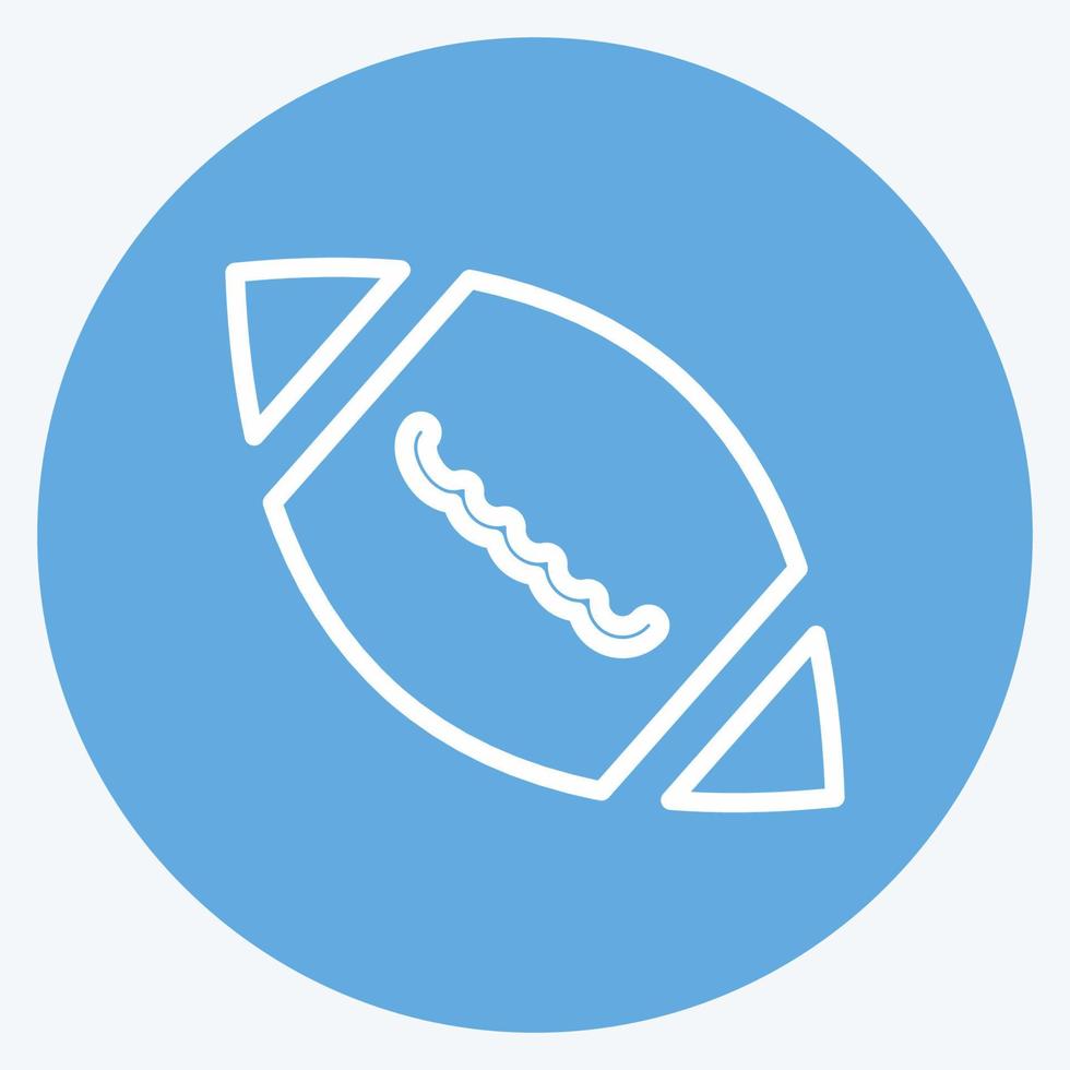 Icon Soccer. suitable for Toy symbol. blue eyes style. simple design editable. design template vector. simple symbol illustration vector