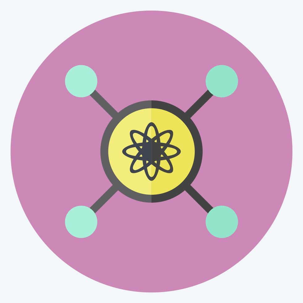 Icon Intelligent Control. suitable for data analytics symbol. flat style. simple design editable. design template vector. simple symbol illustration vector