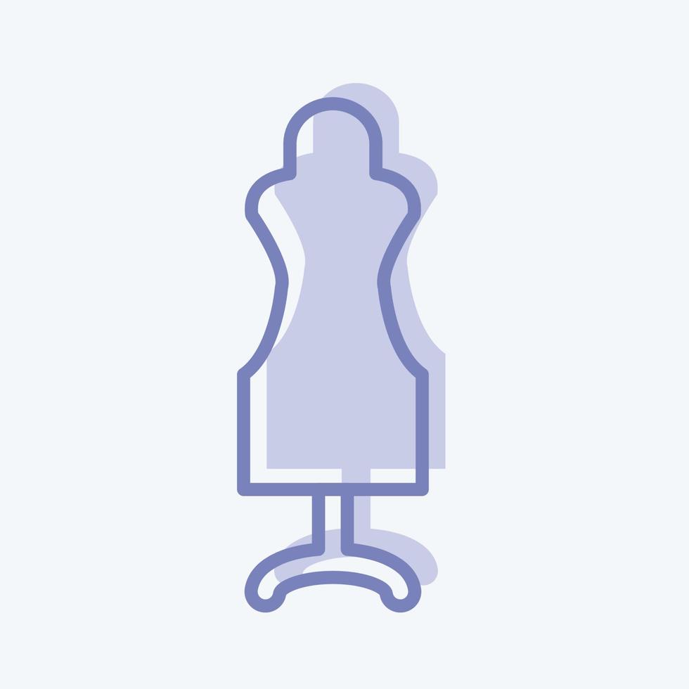 Icon Dummy. suitable for Tailor symbol. two tone style. simple design editable. design template vector. simple symbol illustration vector