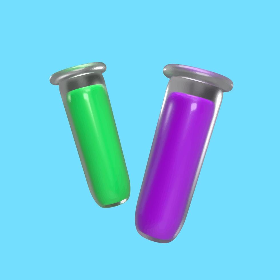 measurement cup 3d model cartoon style vector