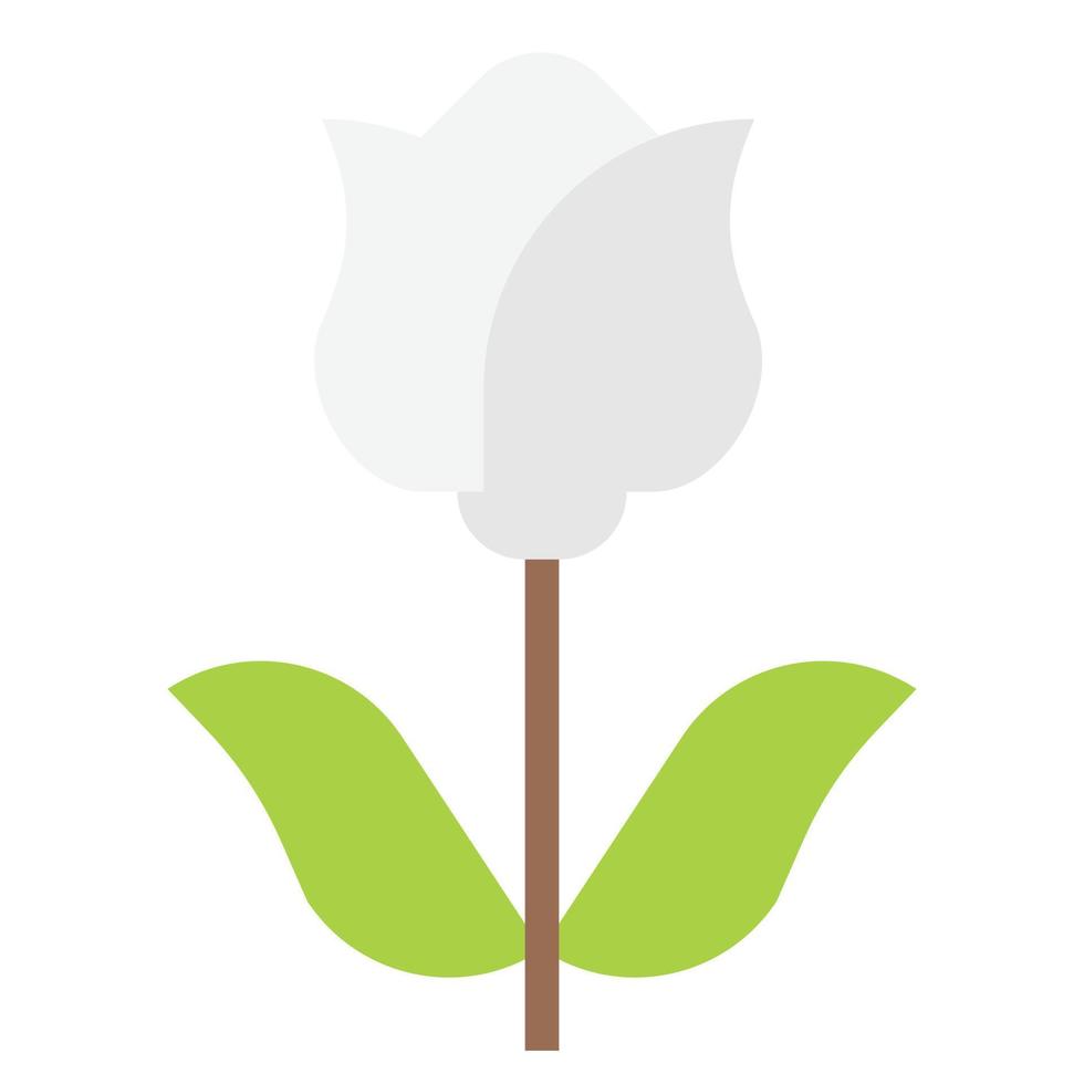Flower flower icon flat color vector illustration