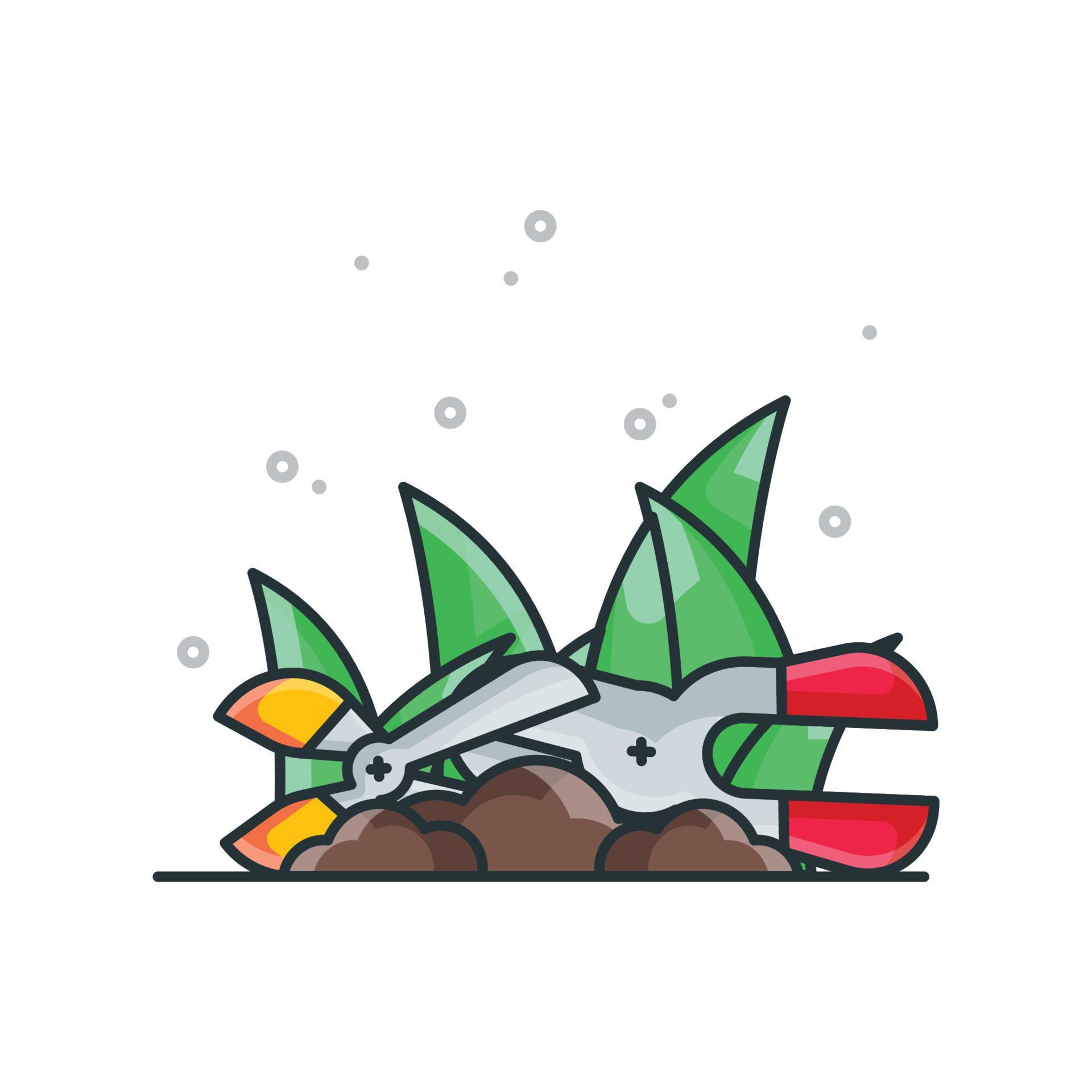 Gardening Cartoon Illustrations 7466433 Vector Art at Vecteezy