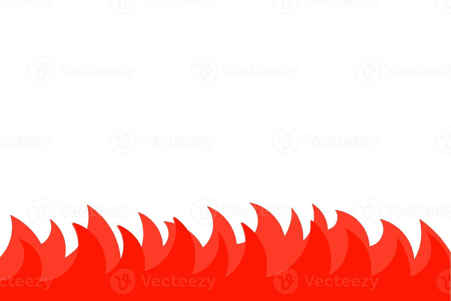 Orange color Flame fire, shades color in the curve contour abstract background for your design arts, soft smooth surface texture on white background photo