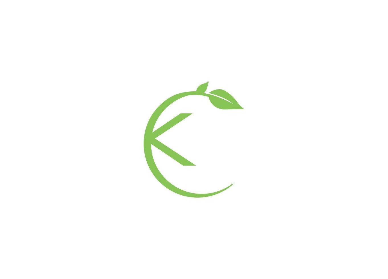 diseño de logotipo de letra k con plantilla de icono inicial moderna creativa vector