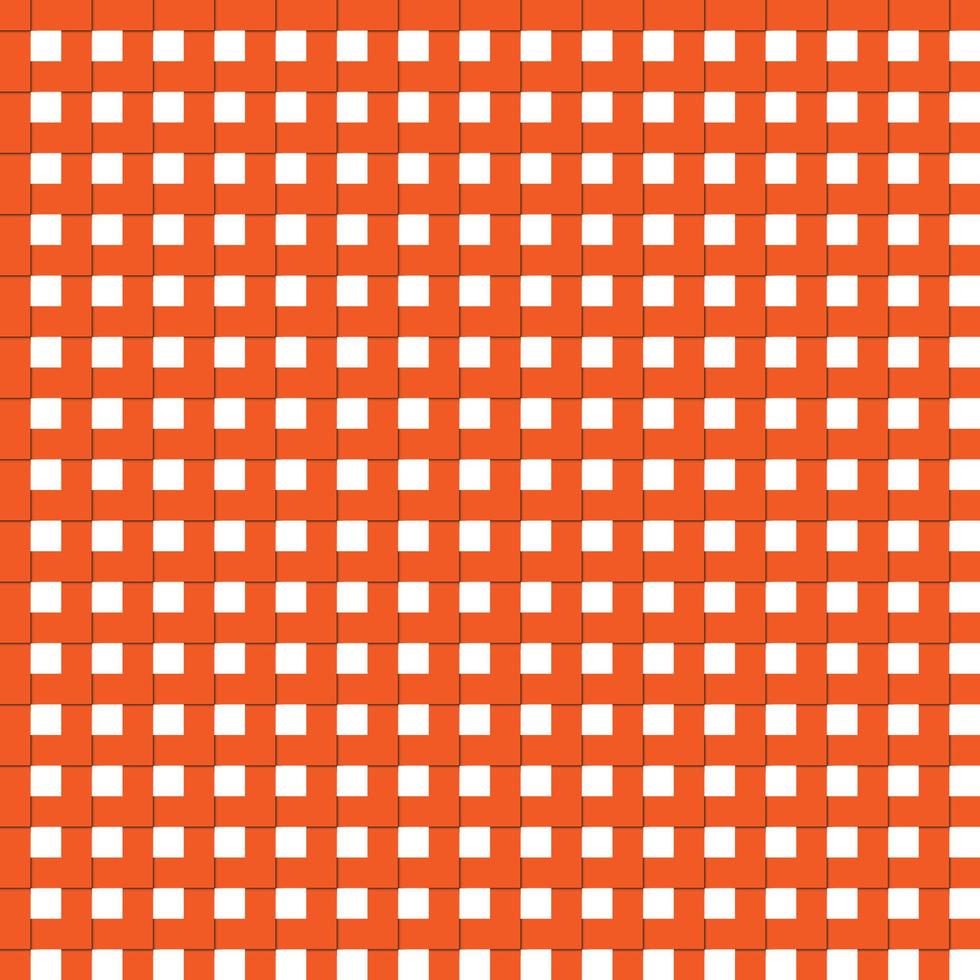 graphics seamless square styles pattern orange tone wallpaper tile vector illustration