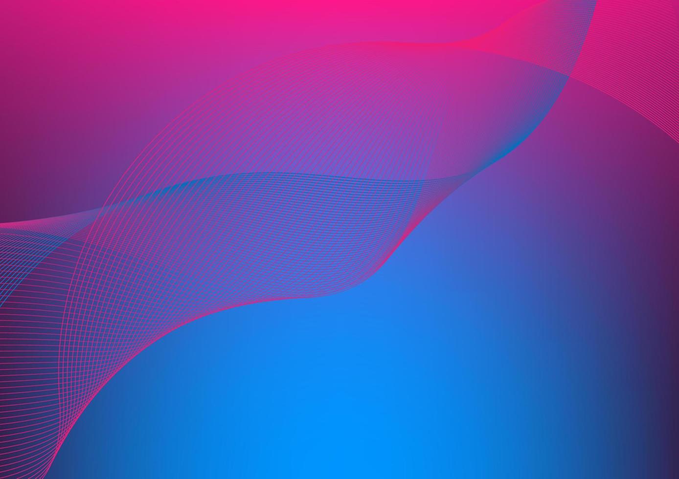 fondo abstracto azul y línea de onda azul suave para el vector de ilustración de fondo