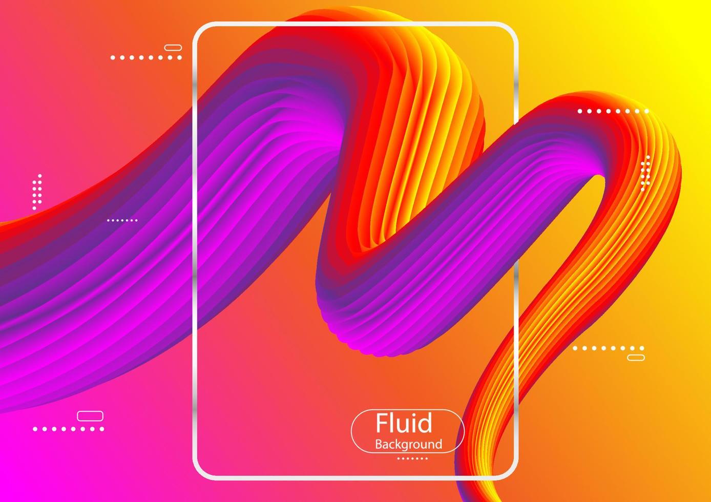 abstract background Fluid liquid style gradient wallpaper vector illustration