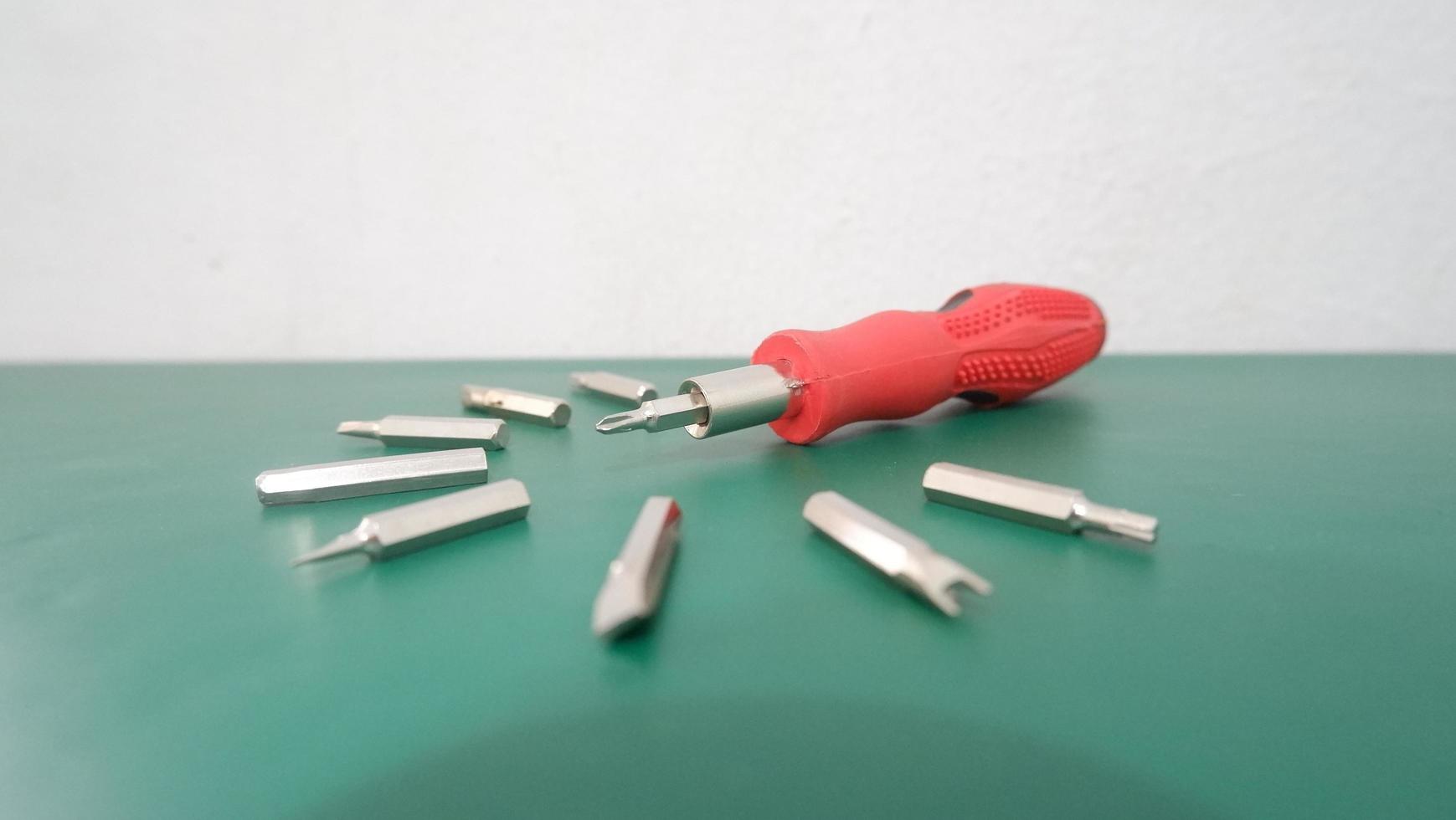 photo screwdriver with screwdriver wrench