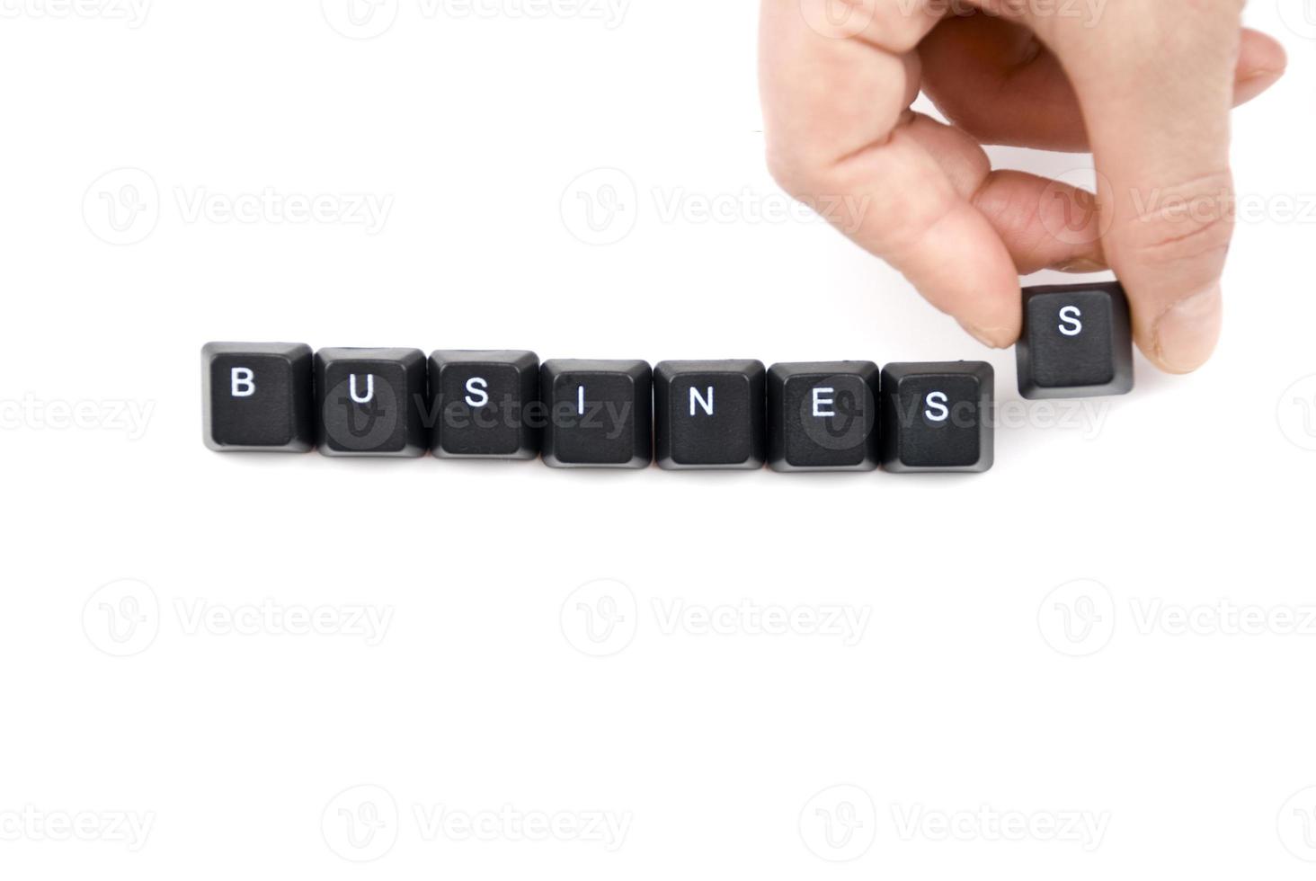 Business word composed photo