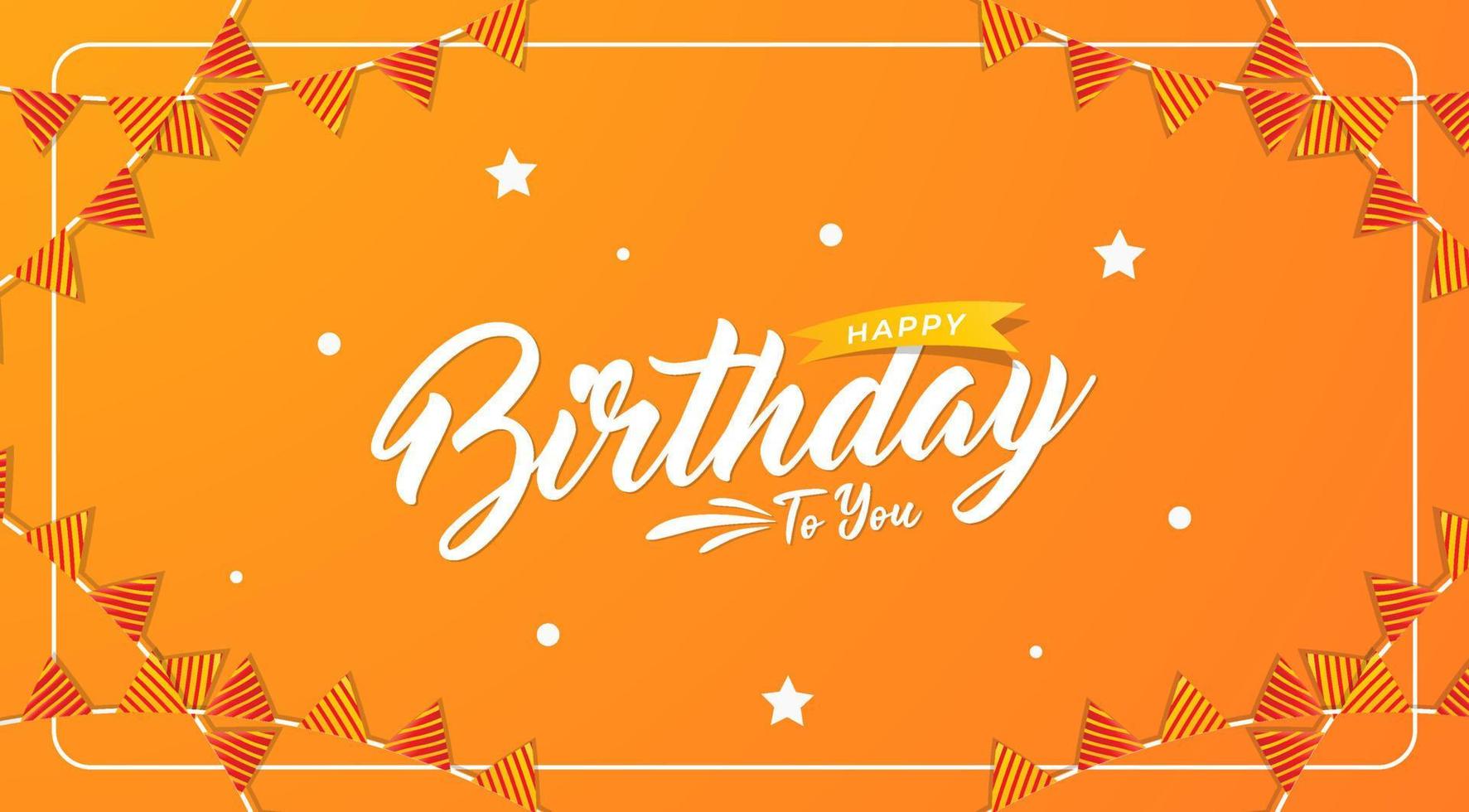 Vector Illustration of Happy Birthday background for party, holiday, birthday, promotion card, poster, etc.