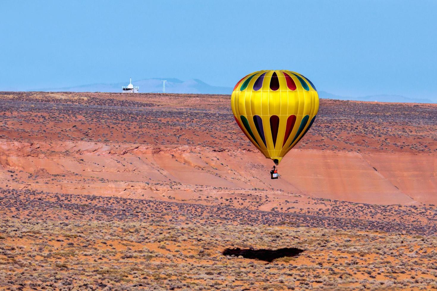 página, arizona, estados unidos, 2009. paseos en globo aerostático foto