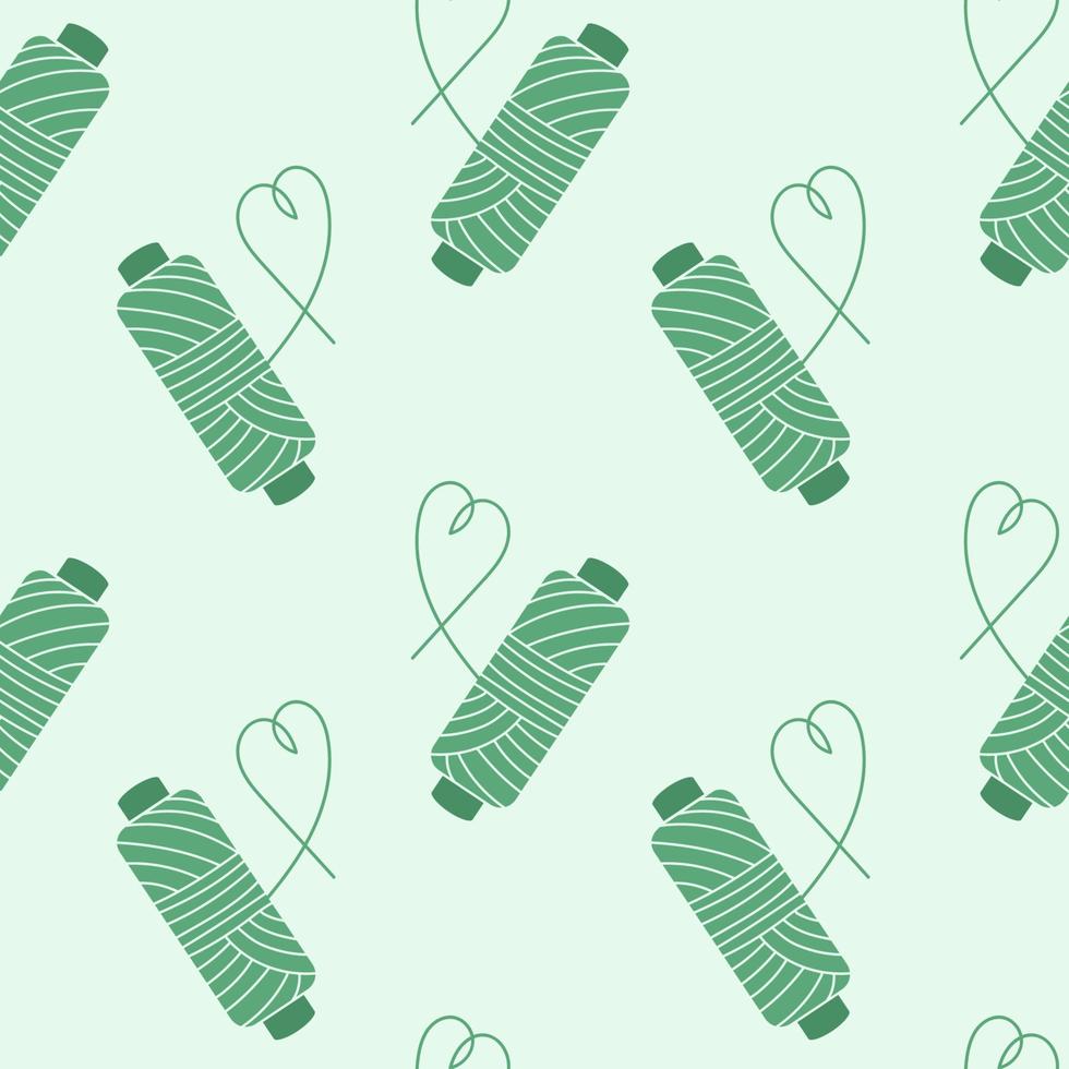 Vector flat hand drawn seamless pattern