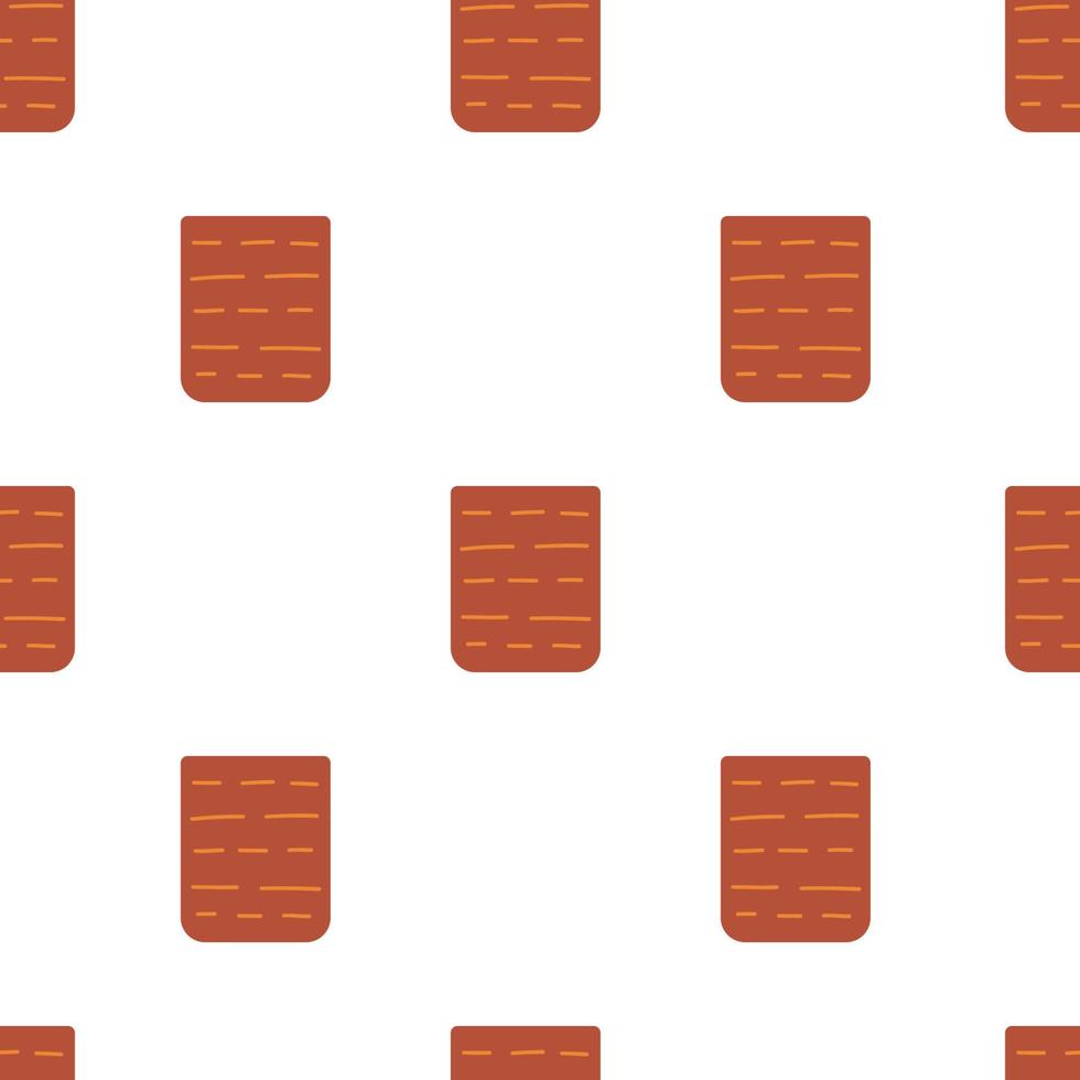 Vector flat hand drawn seamless pattern