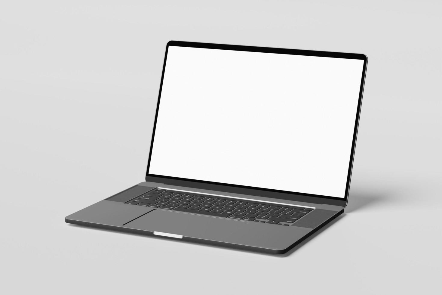 Laptop digital device screen blank mockups photo