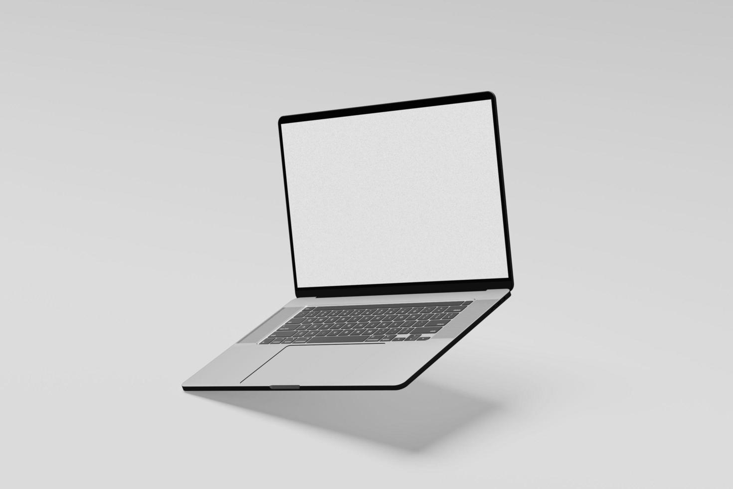 Laptop digital device screen blank mockups photo