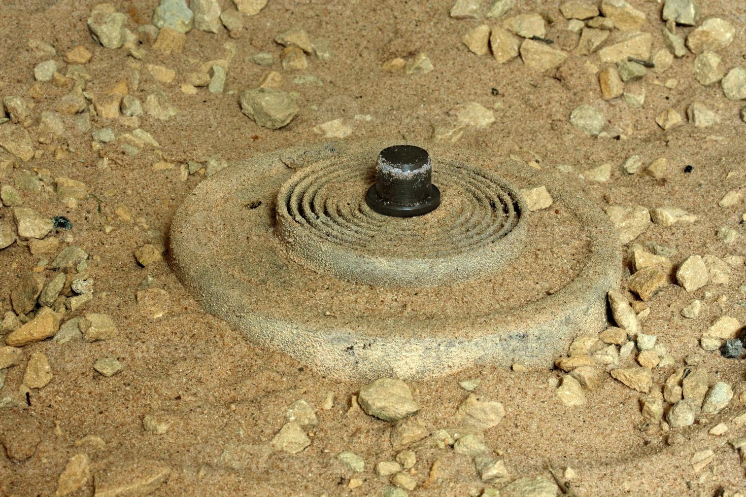 IED Landmine is sand photo