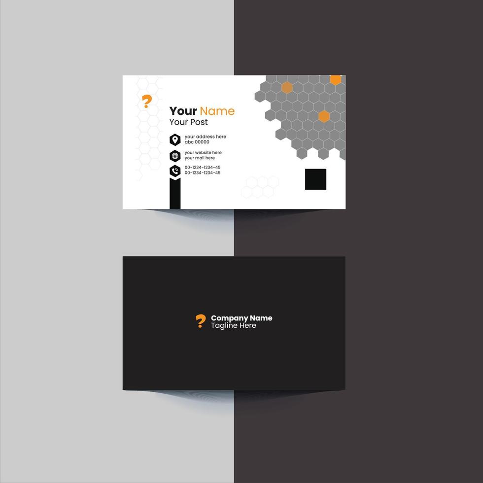 modern business card template vector