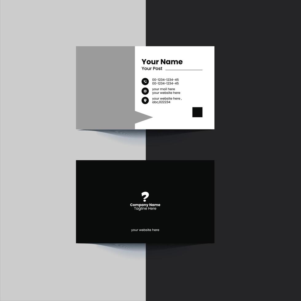 modern business card template vector