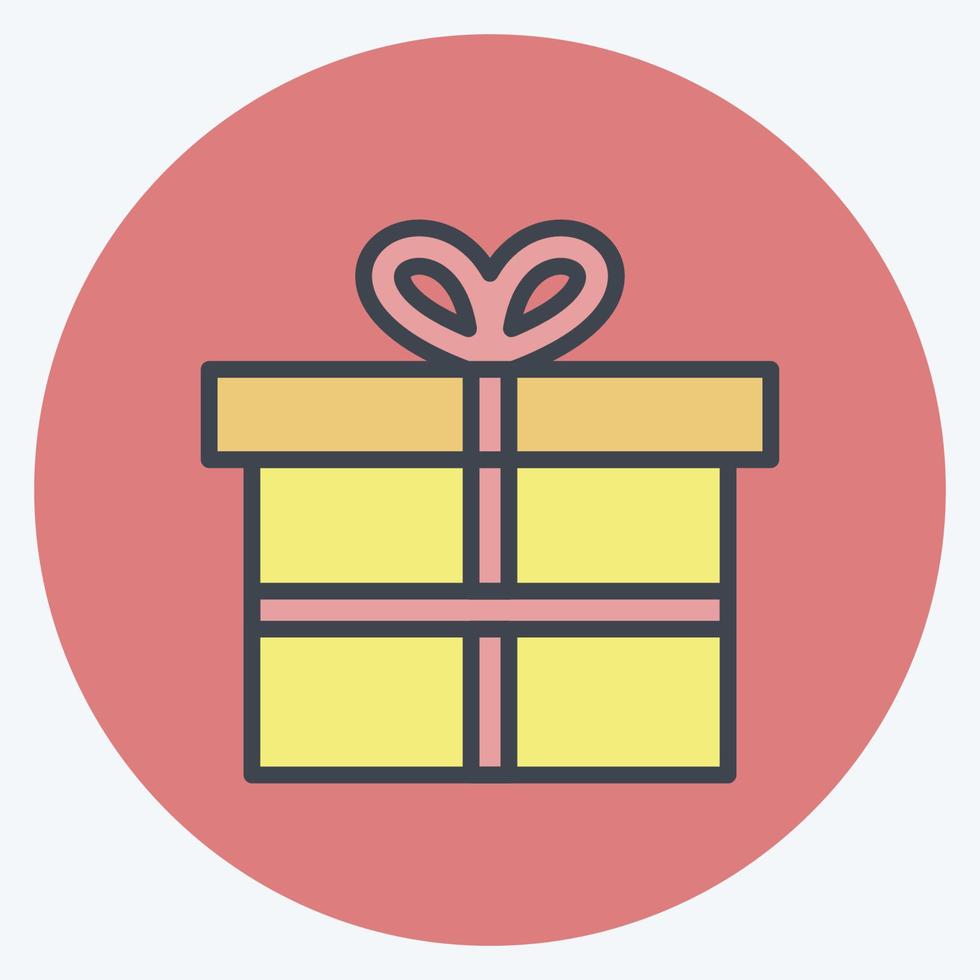 Icon Special Gift. suitable for digital web symbol. color mate style. simple design editable. design template vector. simple symbol illustration vector