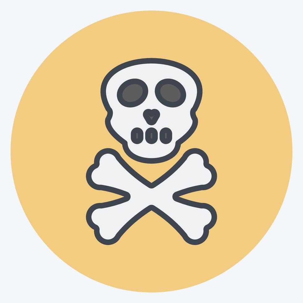Icon Danger. suitable for disasters symbol. color mate style. simple design editable. design template vector. simple symbol illustration vector