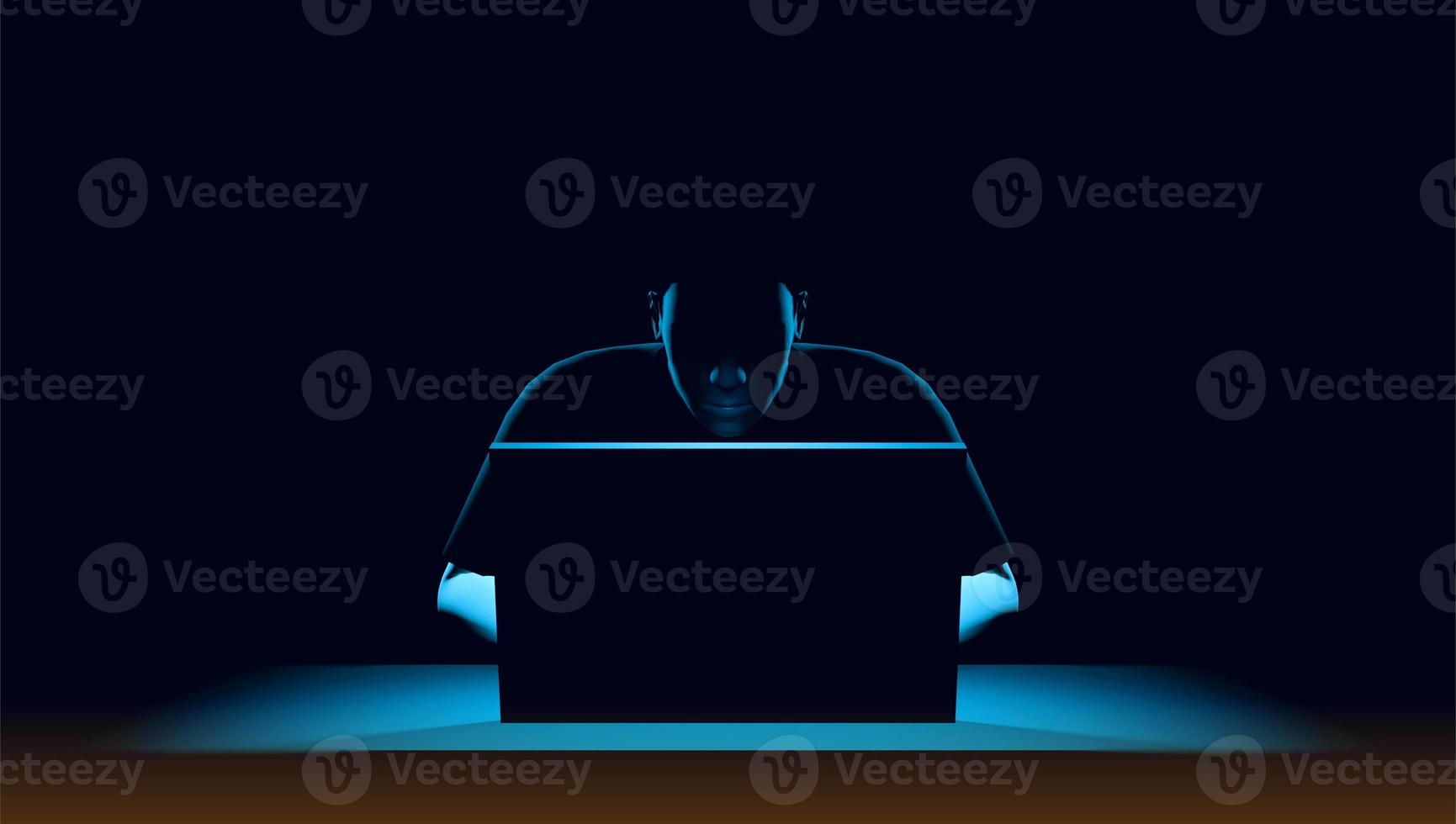 Ethical hacking concept 3d illustration photo