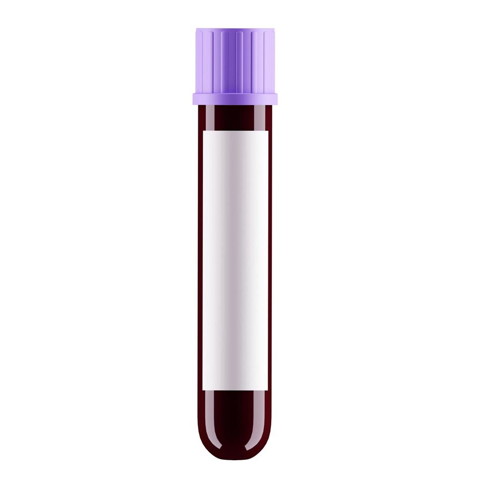 test tube in laboratory isolated on white. 3d render photo
