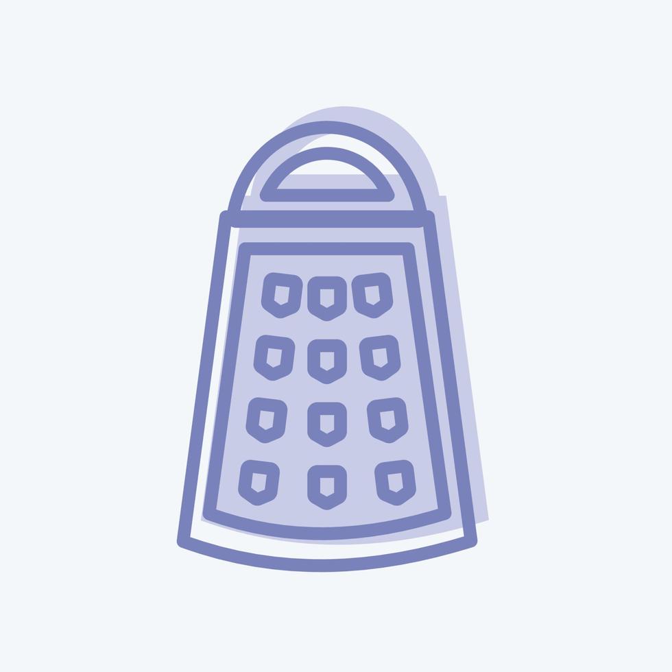 Icon Grater. suitable for Home symbol. two tone style. simple design editable. design template vector. simple symbol illustration vector