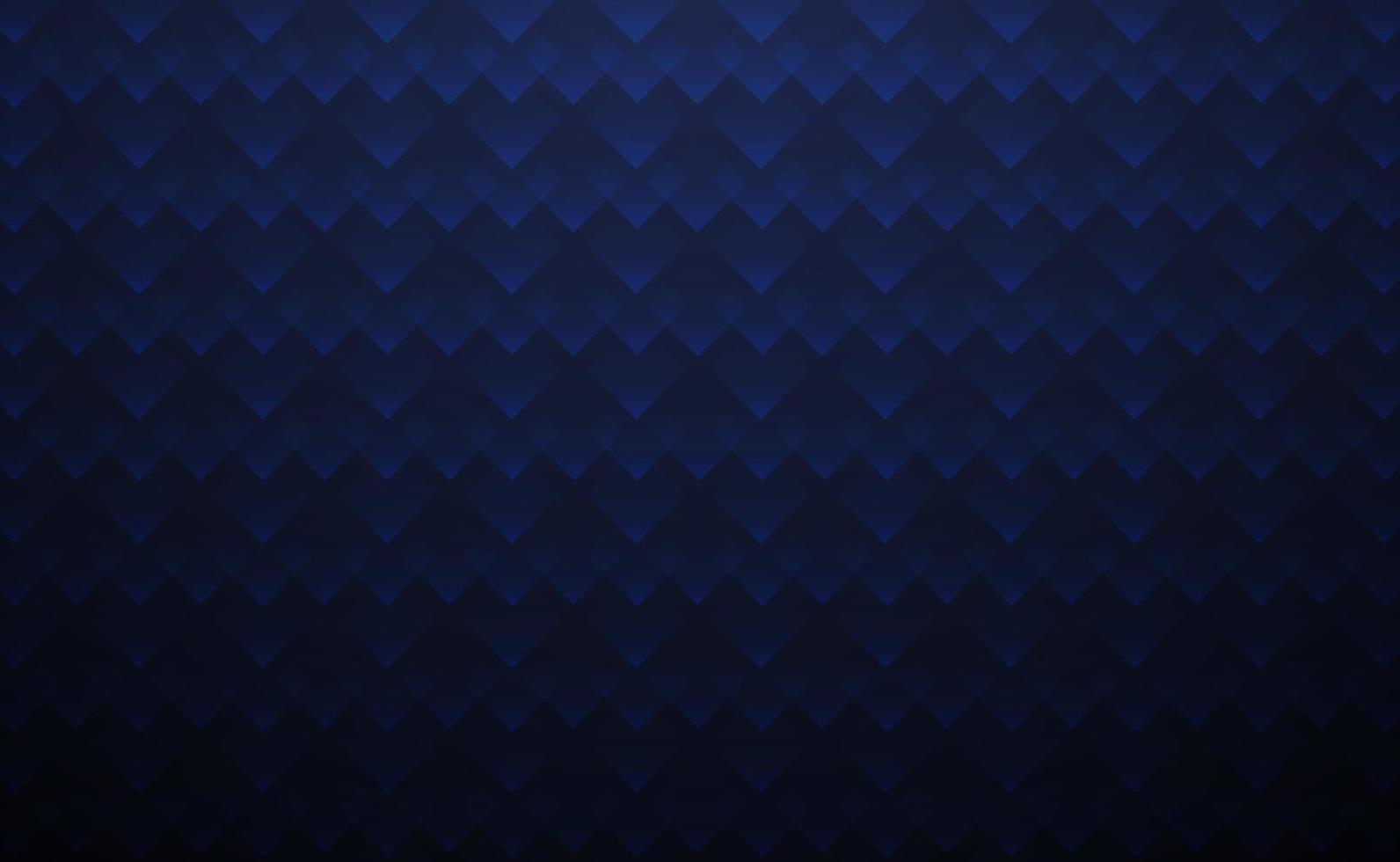 Geometric shape gradient on dark blue abstract background. Vector
