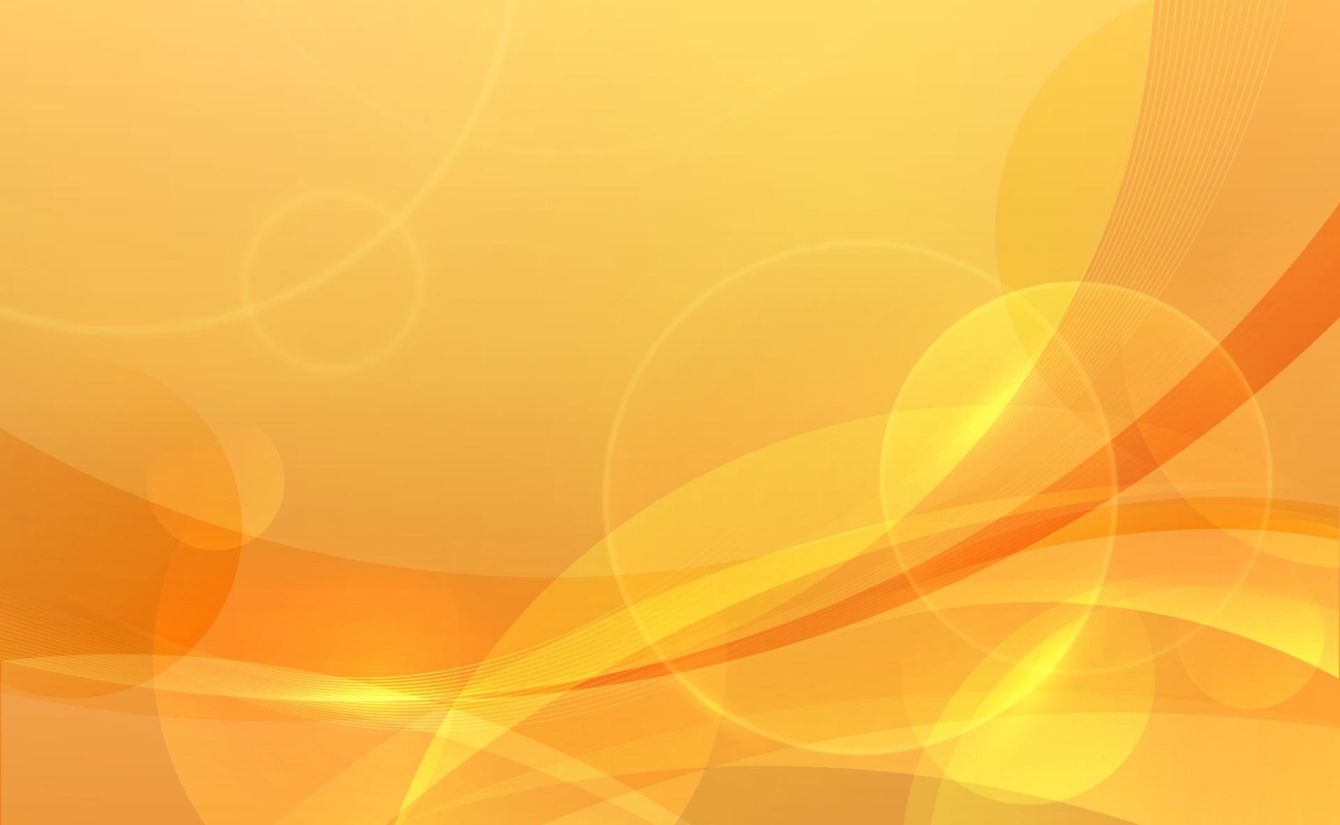 Abstract orange curve and light yellow with wave line on gradient