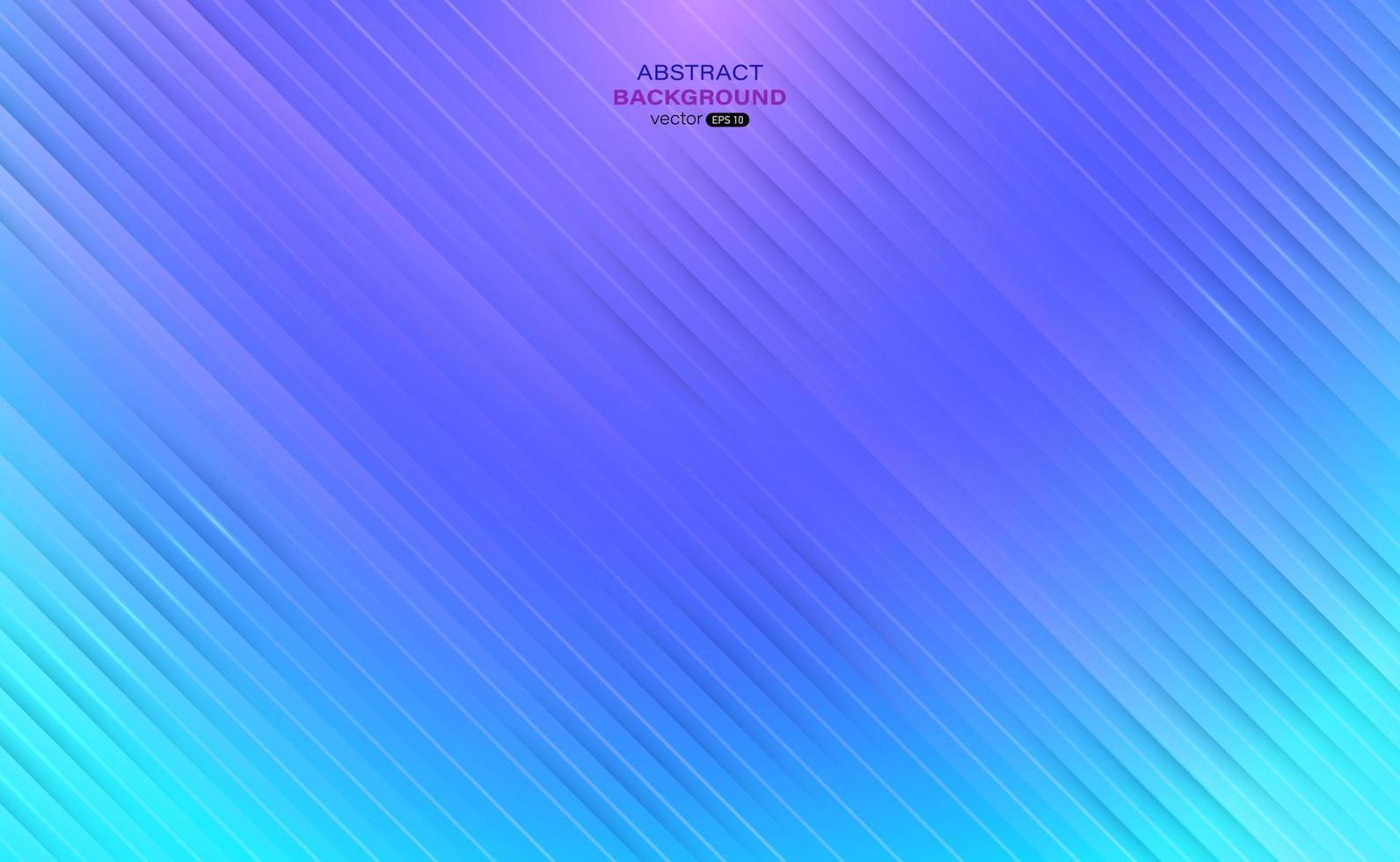 Elegant abstract diagonal blue gradient background with lines and dynamic shadow vector illustration