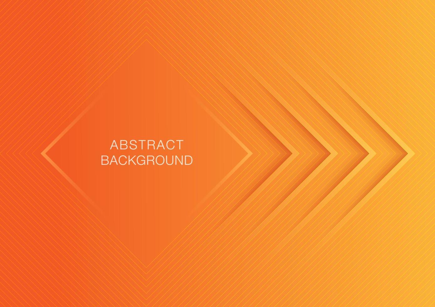 Orange color gradient abstract background with line squares, for website, flyer or banner, Vector illustration.