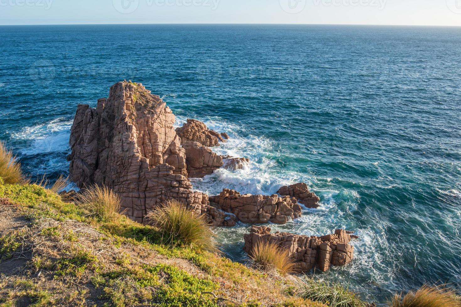 The Pinnacles rock formation at Cape Woolamai lookout at Phillip Island, Victoria state of Australia. photo