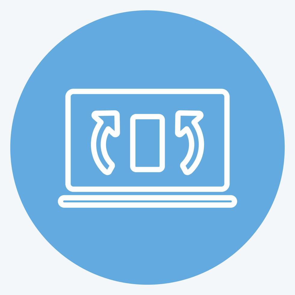 Icon File Management. suitable for Education symbol. blue eyes style. simple design editable. design template vector. simple symbol illustration vector