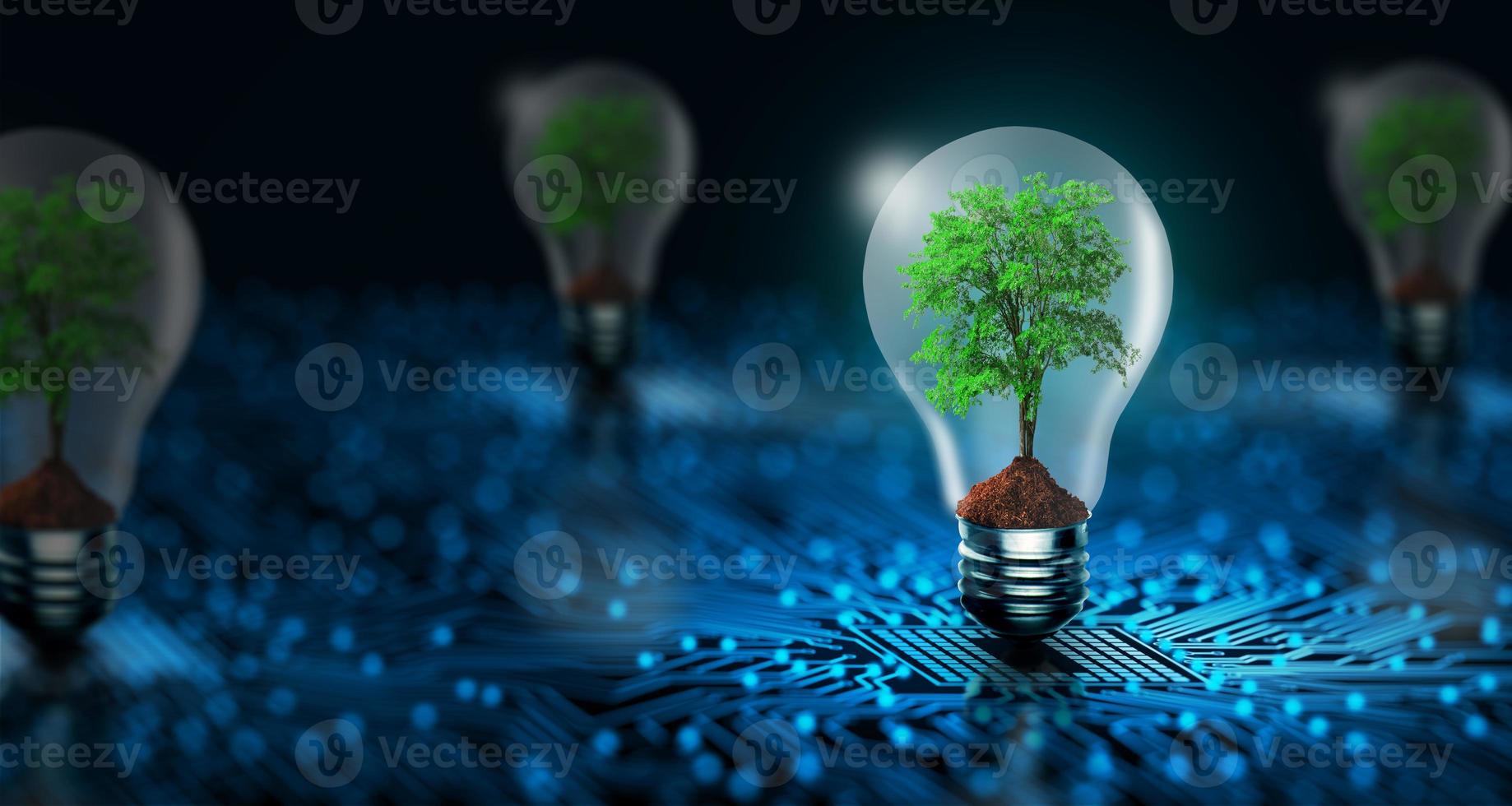 Green Technology and IT ethics. photo