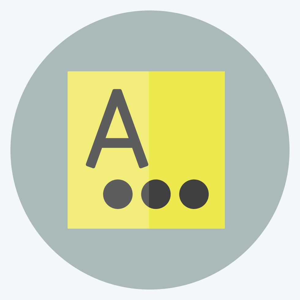 Icon Language and input. suitable for Mobile Apps symbol. flat style. simple design editable. design template vector. simple symbol illustration vector