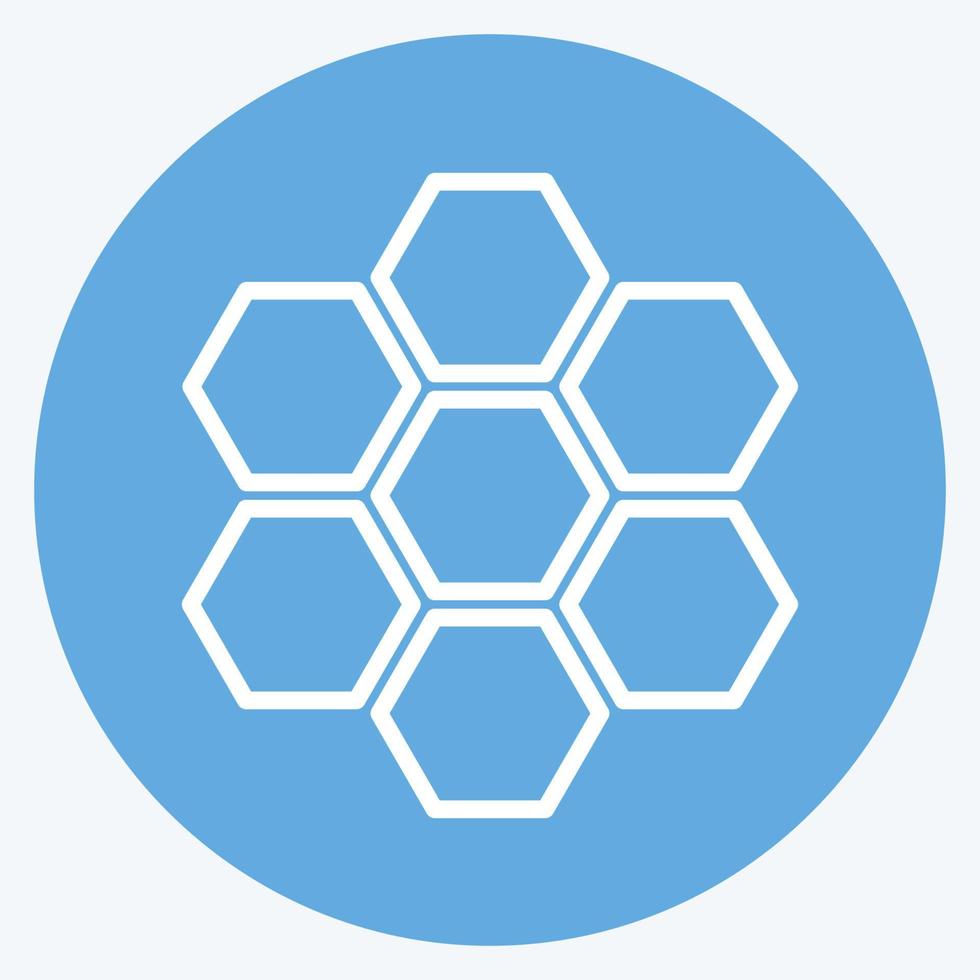 Icon Organizational Structure. suitable for Community symbol. blue eyes style. simple design editable. design template vector. simple symbol illustration vector