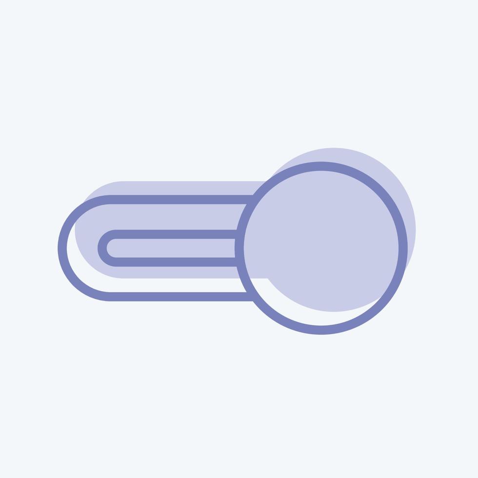 Icon Switch On. suitable for web interface symbol. two tone style. simple design editable. design template vector. simple symbol illustration vector