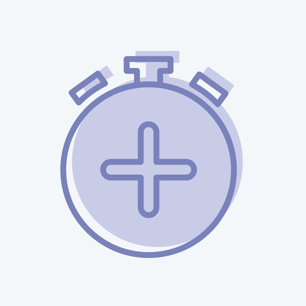 Icon Alarm Add. suitable for Infographics symbol. two tone style. simple design editable. design template vector. simple symbol illustration vector