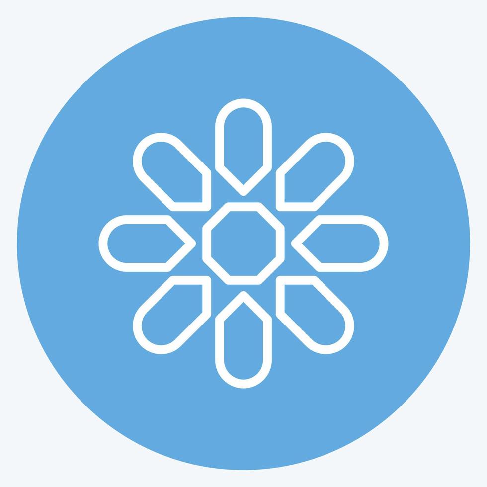 Icon Photos Album. suitable for web interface symbol. blue eyes style. simple design editable. design template vector. simple symbol illustration vector